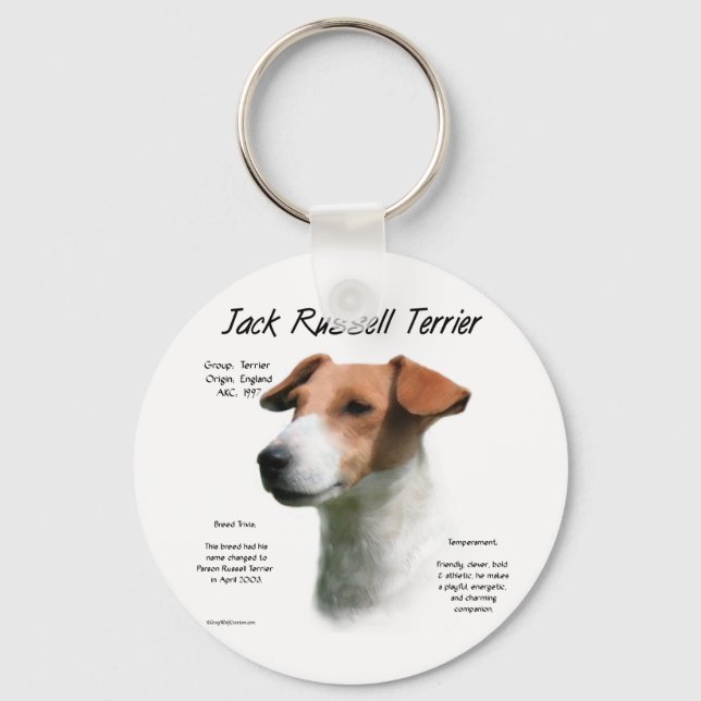 Llavero Historia de Jack Russell Terrier (Anverso)