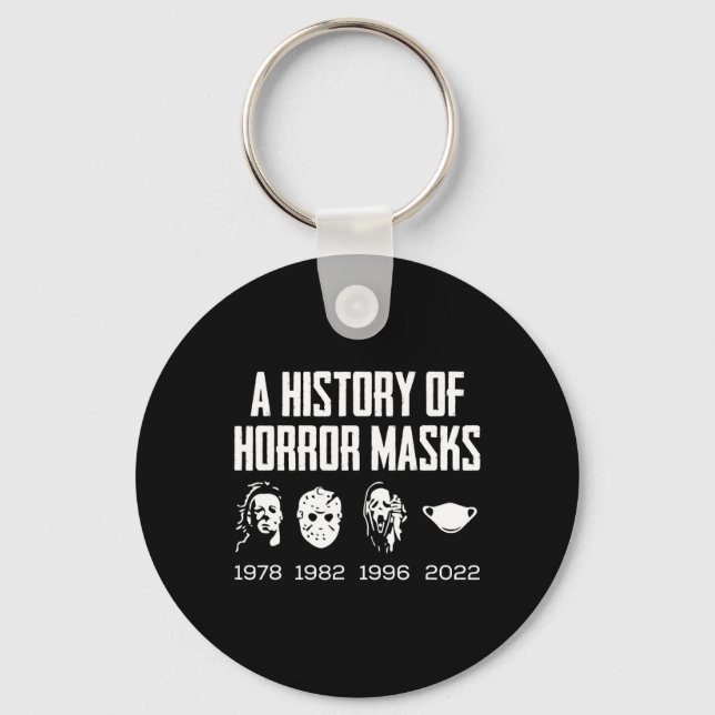 Llavero Historia del horror máscaras Lazy Halloween Costum (Anverso)