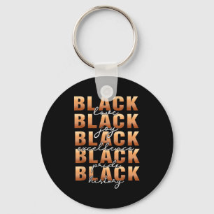 Llavero Historia Negra Amor Negro Alegría Excelencia Orgul