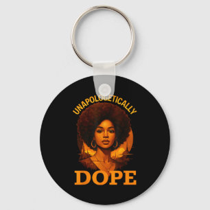 Llavero Historia negra sin disculpas Chica Afro Melanina W