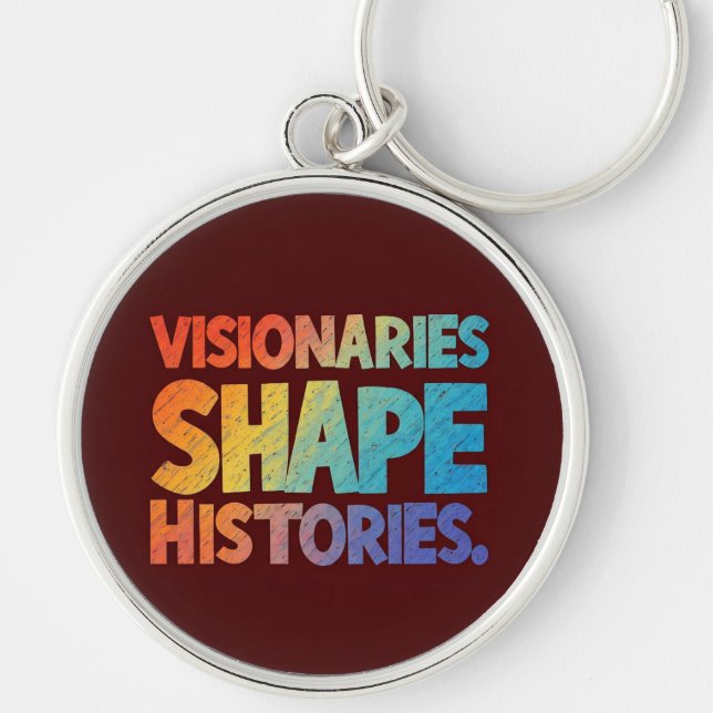 Llavero Historias de formas de visionarios (Frente)