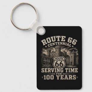 Llavero Histórico Ruta 66 Joliet Americana de Viaje