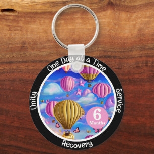 Llavero Hito de recuperación personalizada - Globos aerost