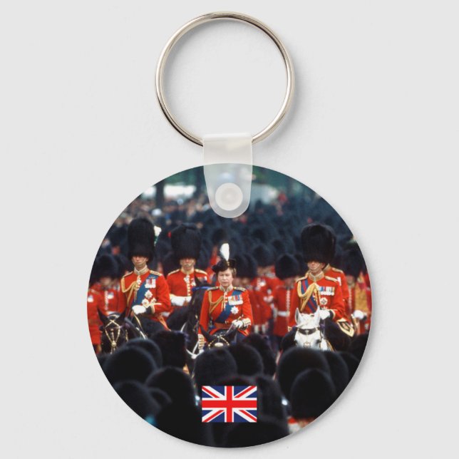 Llavero HM La Reina Isabel II Príncipe Felipe Londres (Anverso)