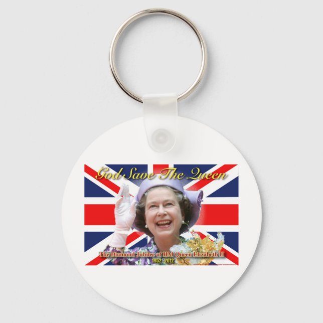 Llavero HM Queen Elizabeth II Diamond Jubilee (Anverso)