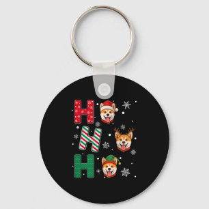 Llavero Ho Ho Ho Ho Ho Akita Inu Navidades de caza Santa E