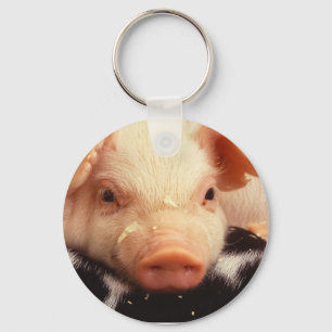 Llavero Hocico adorable de la cara del cerdo del