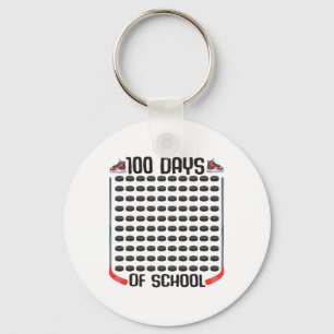 Llavero Hockey 100 Días De Deportes Escolares Disfraz Para