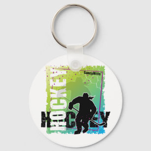 Llavero Hockey abstracto (mujer)