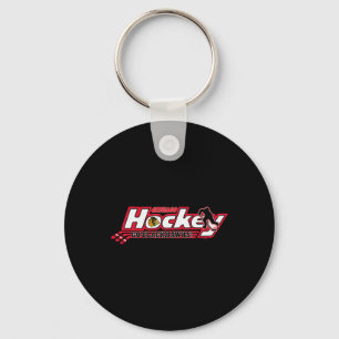 Llavero Hockey Chicago Blackhawks Negro Licencia Oficial