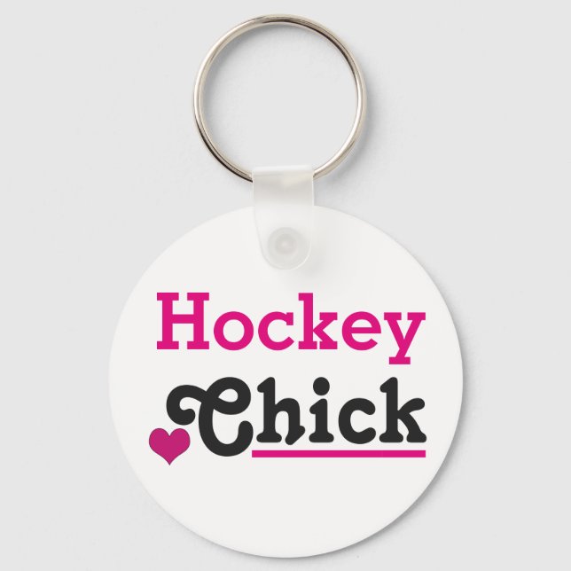 Llavero Hockey Chick (Anverso)