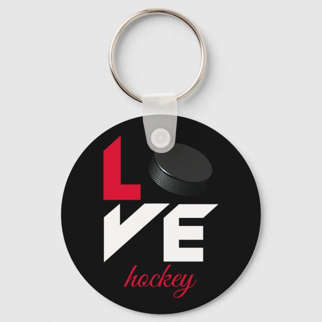 Llavero Hockey de amor (Anverso)