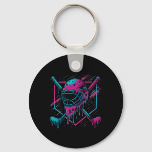Llavero Hockey de helado retro para niños y jóvenes