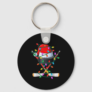 Llavero Hockey de Navidad Xmas Santa Srts Gorra Bola Niños