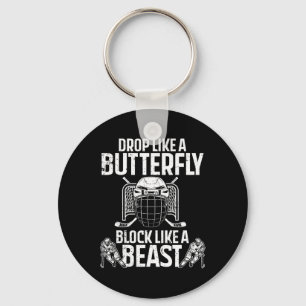 Llavero Hockey Goalie Art Para Hombres Hombres Hombres Hom