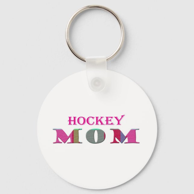 Llavero Hockey Mom (Anverso)