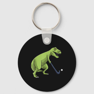 Llavero Hockey sobre césped Dinosaurio T-rex Jugador Hombr