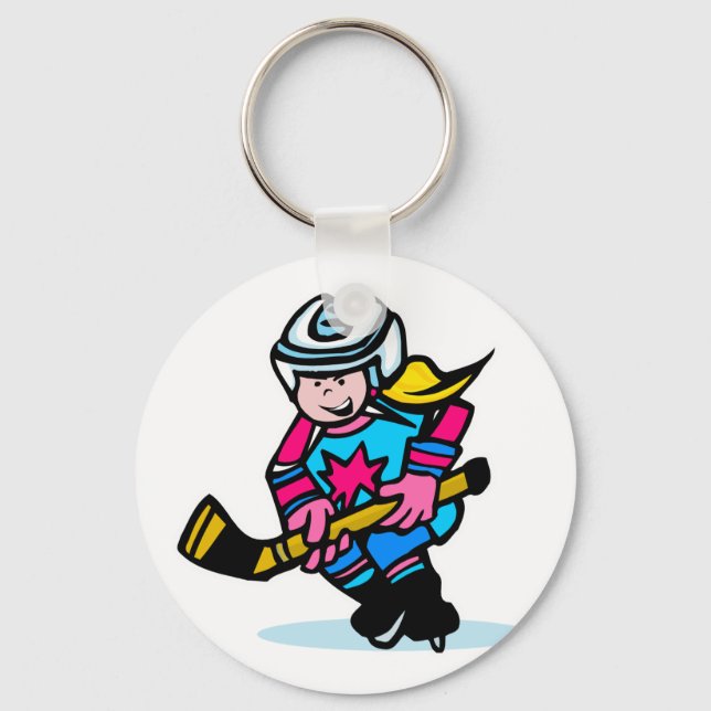 Llavero Hockey sobre chicas (Anverso)
