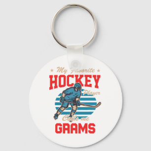 Llavero Hockey sobre hielo mi jugador de hockey favorito m