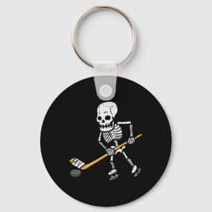 Llavero Hockey sobre hielo Skeleton Halloween Disstuve Spo