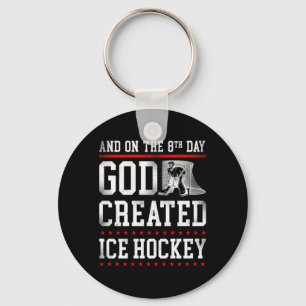 Llavero Hockey sobre hielo vintage fe Dios rendimiento