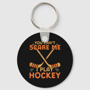 Llavero Hockey sobre hielo vintage No puedes asustarme jue