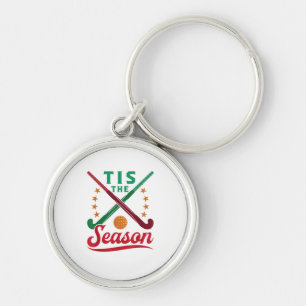 Llavero Hockey sobre hierba Navidad Es La Temporada Jugado