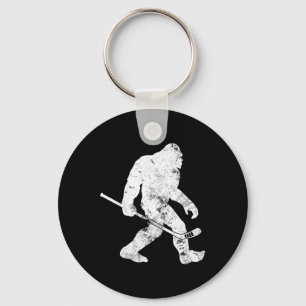 Llavero Hockey sobre hierba Vintage Sasquatch Funny Hombre