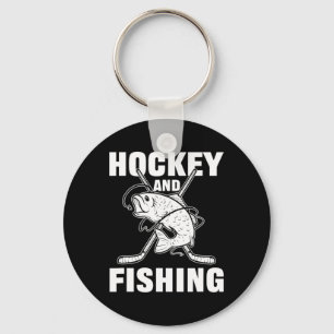 Llavero Hockey Y Pesca Caza De Peces De Hockey Sobre Hielo