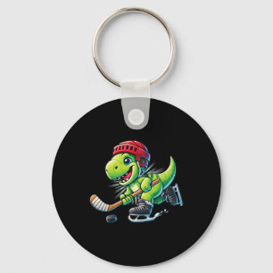 Llavero Hockeysaurus Dinosaur Hockey sobre Hielo Trex Niño