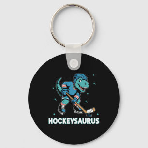 Llavero Hockeysaurus Dinosaurio Divertido Trex Hockey Niño