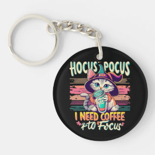 Llavero Hocus Focus - Necesito café para concentrarme