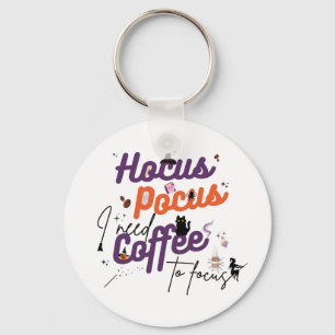 Llavero Hocus Pocus necesito café para enfocarme