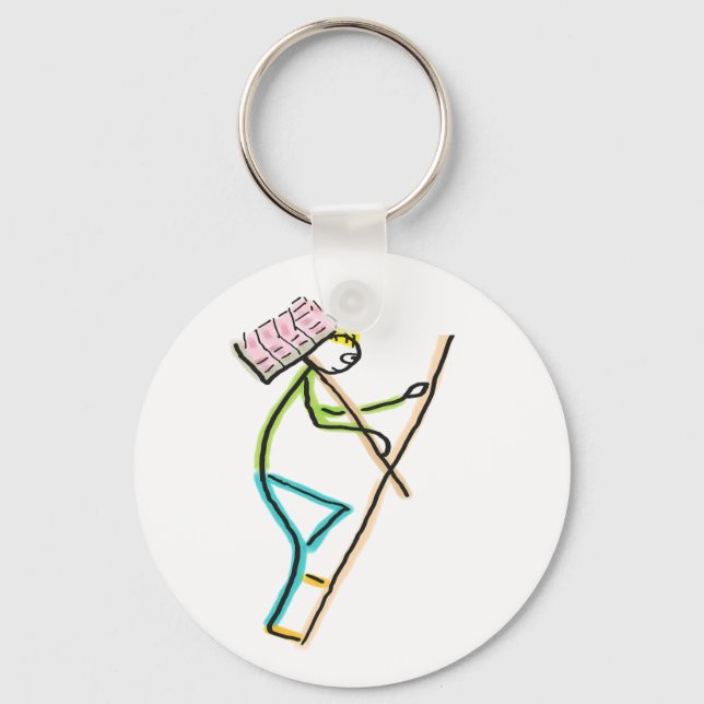 Llavero Hod Carrier Stickman (Anverso)