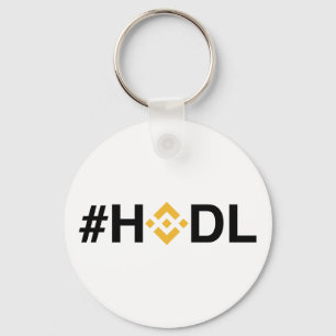 Llavero #HODL Binance (BNB) Keychain