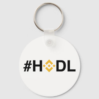 Llavero #HODL Binance (BNB) Keychain