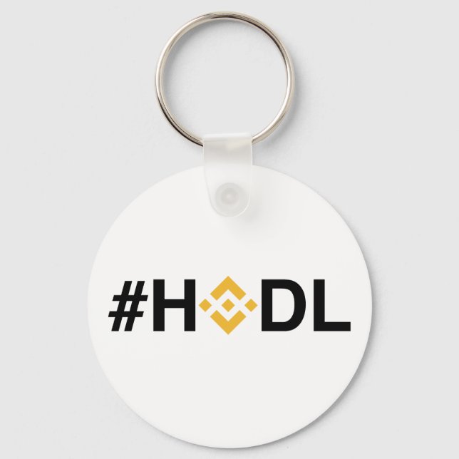 Llavero #HODL Binance (BNB) Keychain (Anverso)