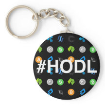 #HODL Cryptocurrency (cadena de claves temática de