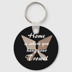 Llavero Hogar Beige Negro De Color Marrón Donde Cuelgas Tu