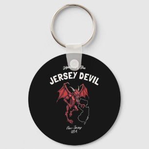 Llavero Hogar del Diablo de Jersey Nueva Jersey EE. UU. Cr