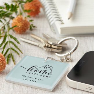 Llavero Hogar minimalista dulce hogar nuevo hogar personal