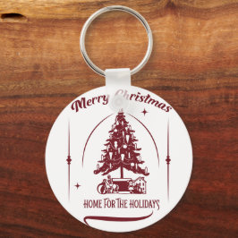 Llavero Hogar para las fiestas Vintage Diseño