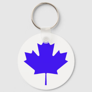 Llavero Hoja de arce BlueTransp los regalos de Zazzle del