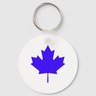 Llavero Hoja de arce BlueTransp los regalos de Zazzle del