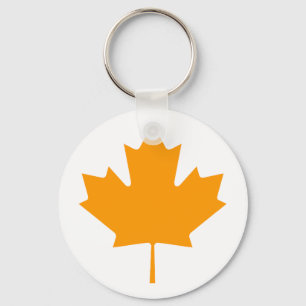 Llavero Hoja de arce OrangeTransp los regalos de Zazzle de