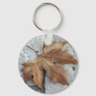 Llavero Hoja de arce seca