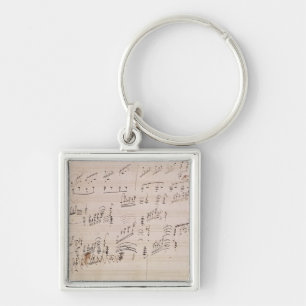 Llavero Hoja de la cuenta del 'claro de luna Sonata