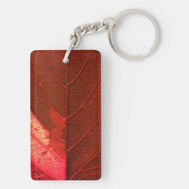 Llavero Hoja Roja (Atrás)