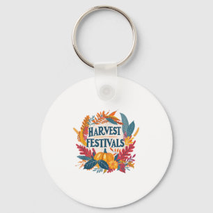 Llavero Hojas Coloridas Y Calabaza Para Festivales De Cose