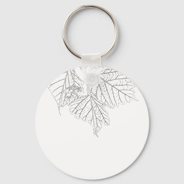 Llavero Hojas de Basswood (Anverso)